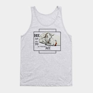 Baby lamb -rescue cross Tank Top